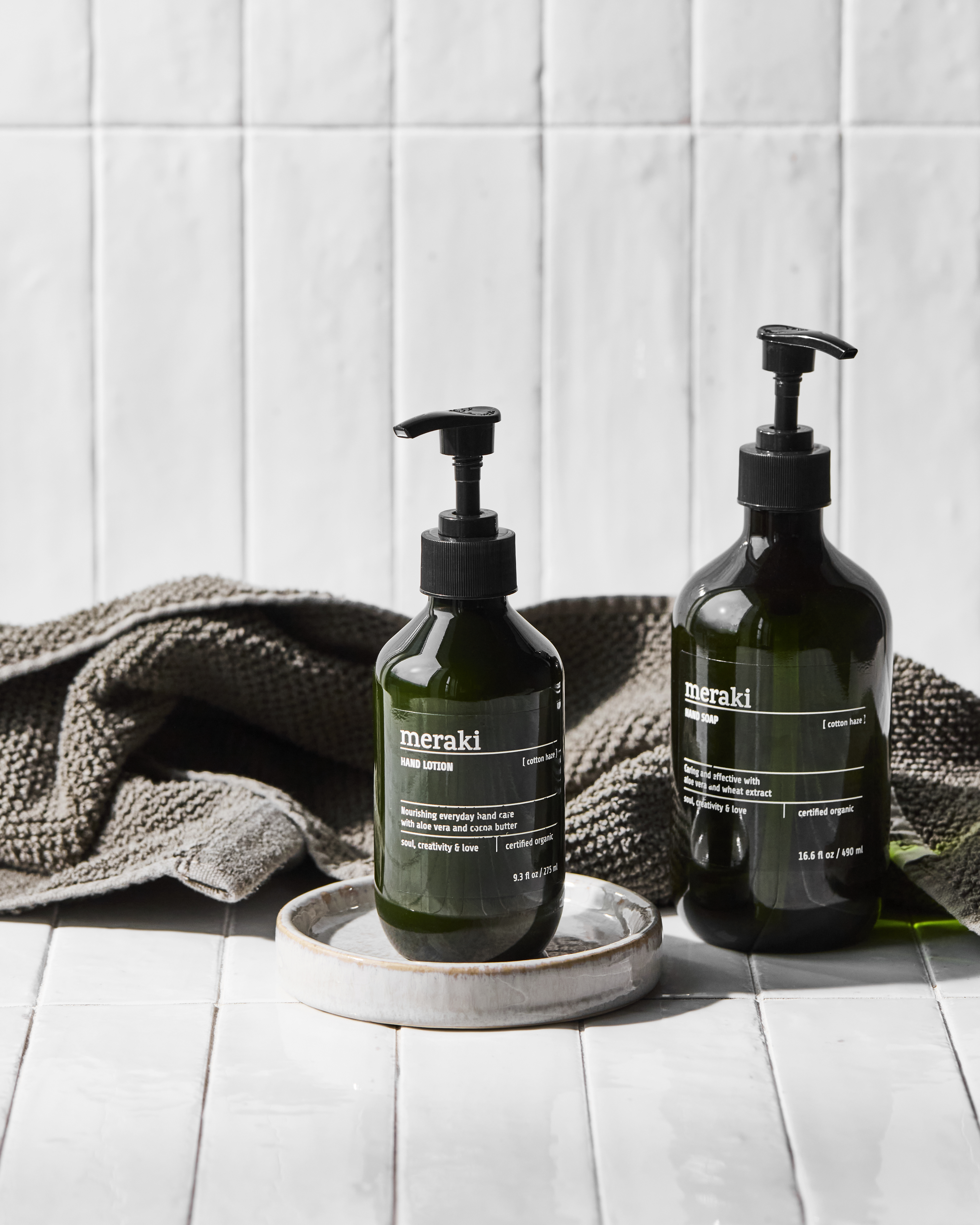 Meraki Hand Lotion, Cotton Haze