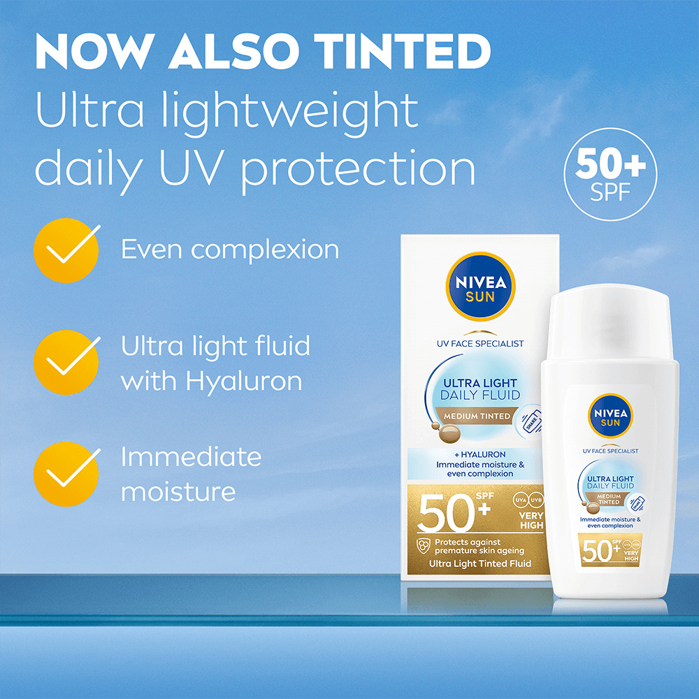 NIVEA Daily Fluid Medium Tinted SPF 50+