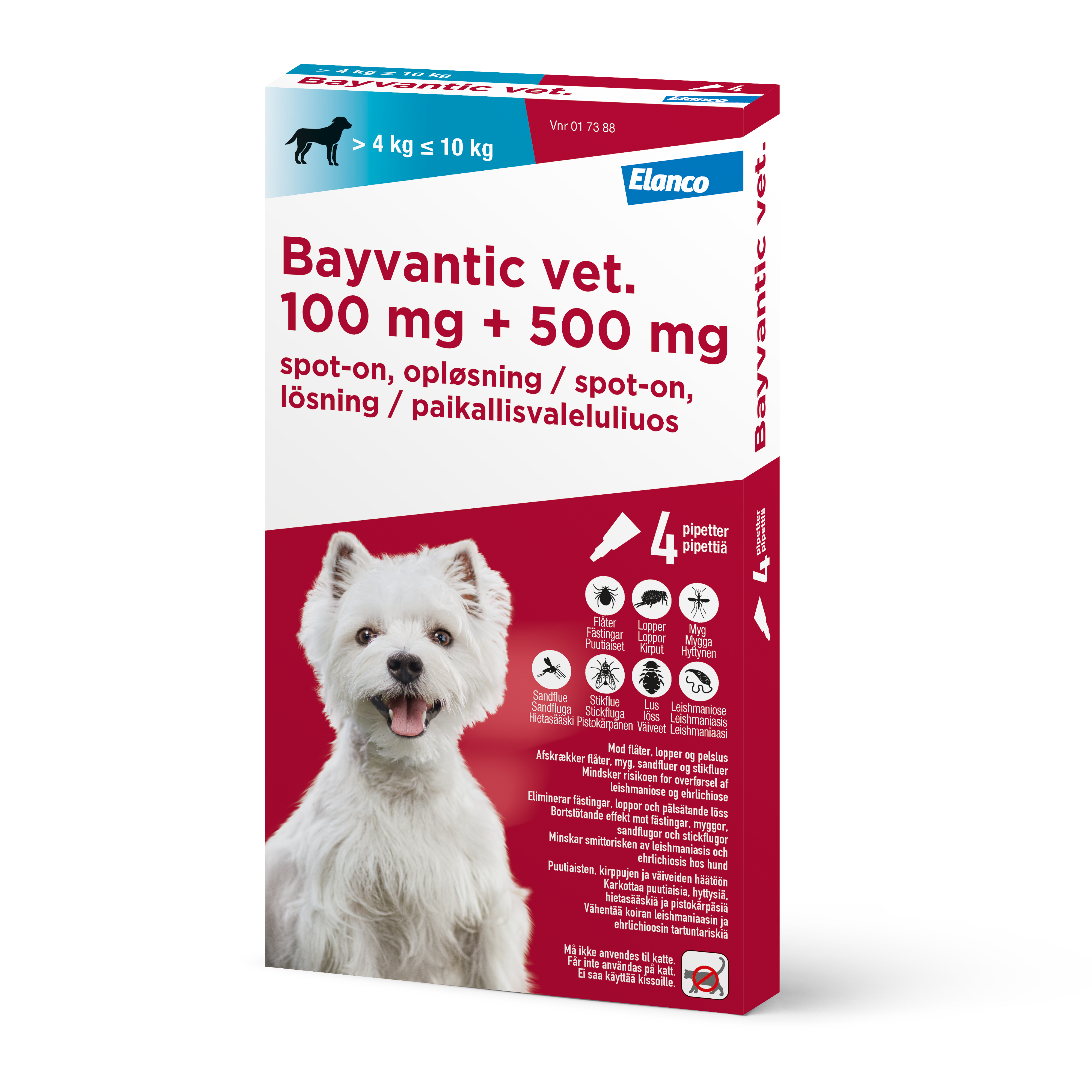 Bayvantic Vet., hunde 4-10 kg
