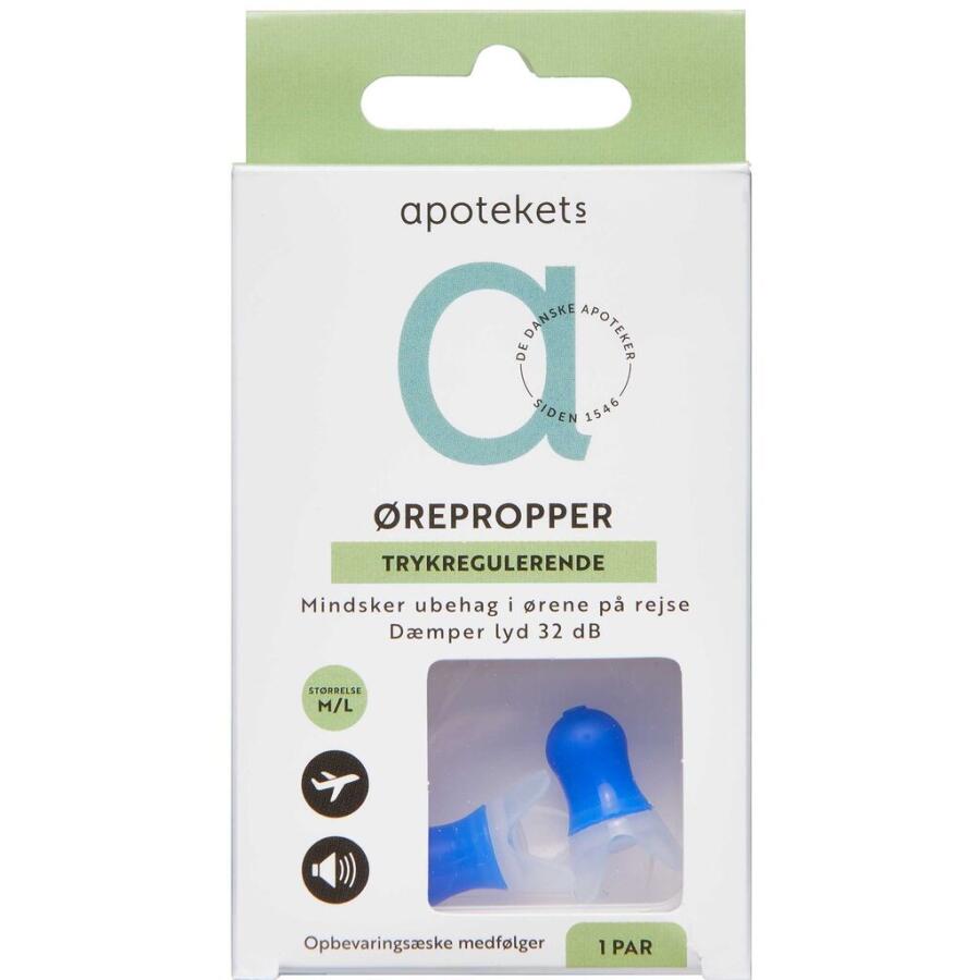 Apotekets ørepropper til rejse str. medium/large