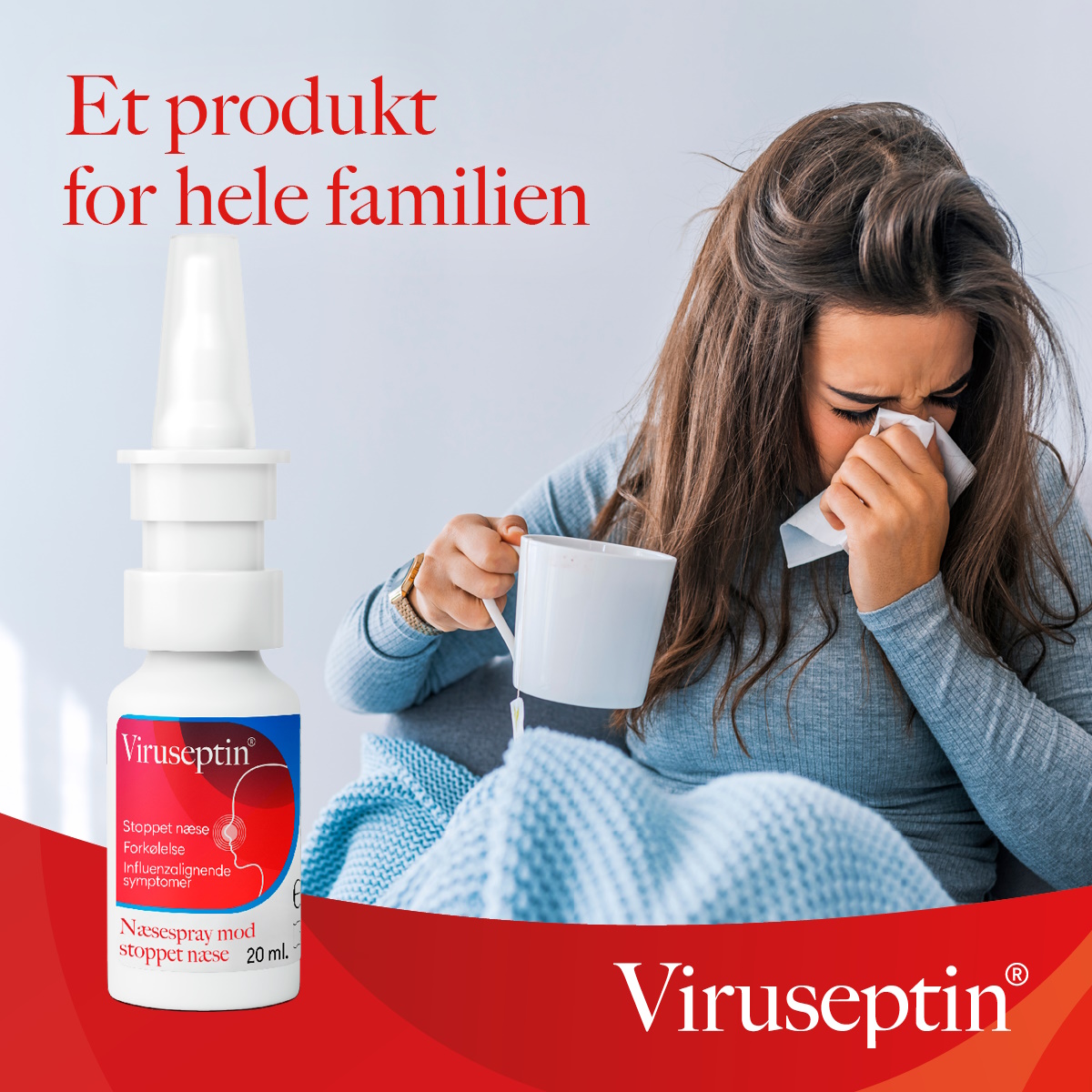 Viruseptin Næsespray Mod Tilstoppet Næse