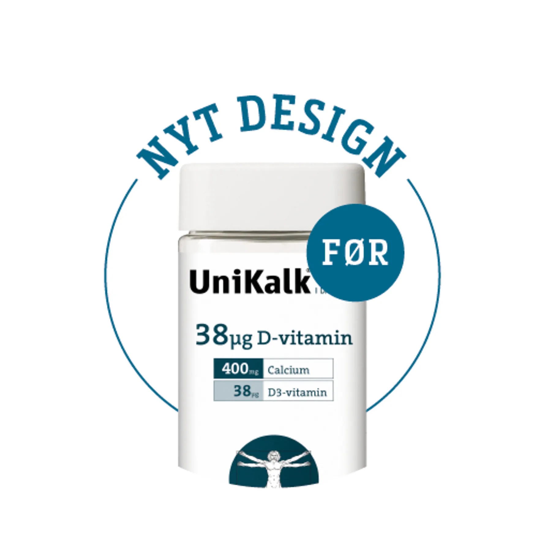 UniKalk Forte 38 mikg D-Vitamin