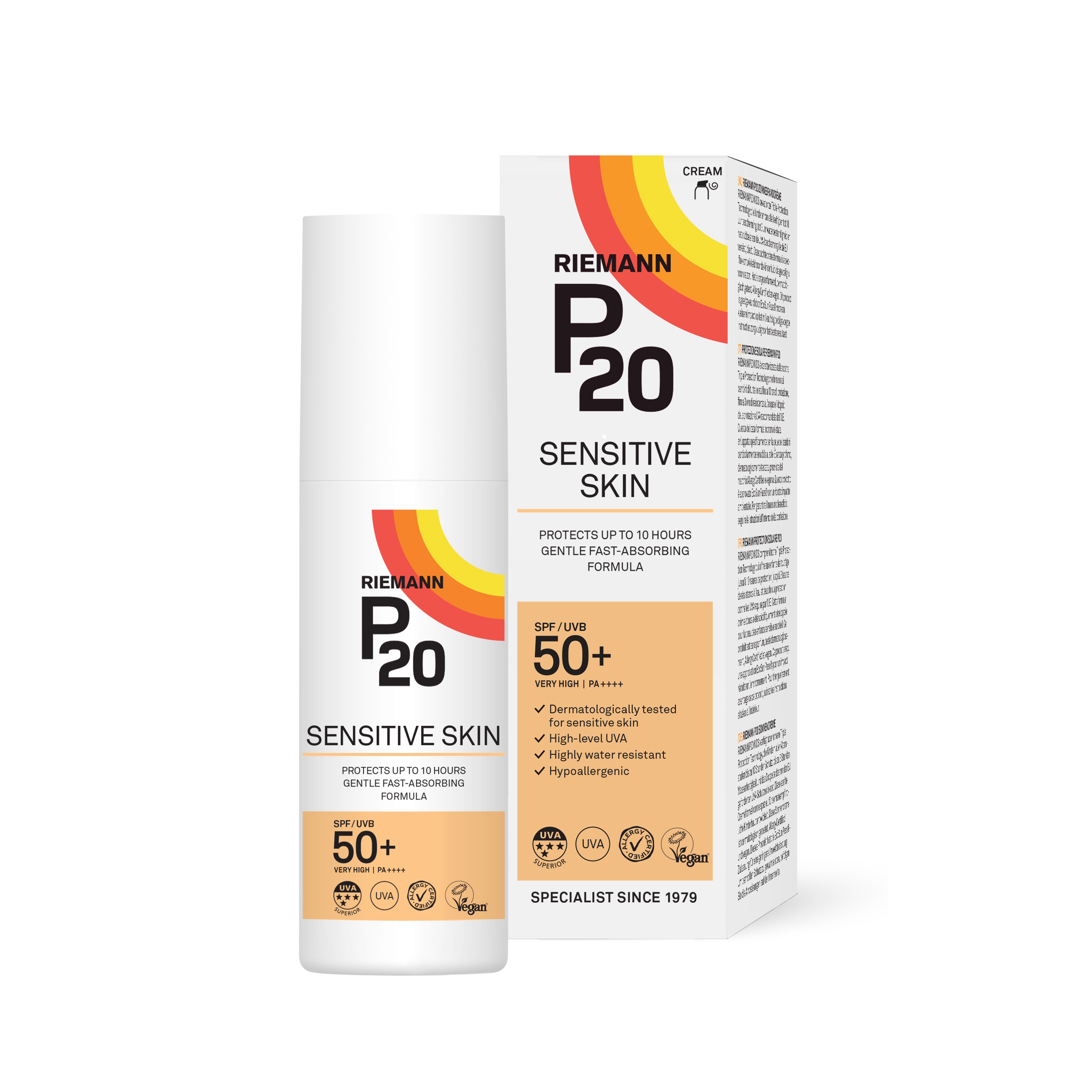 P20 Sensitive Skin SPF 50+