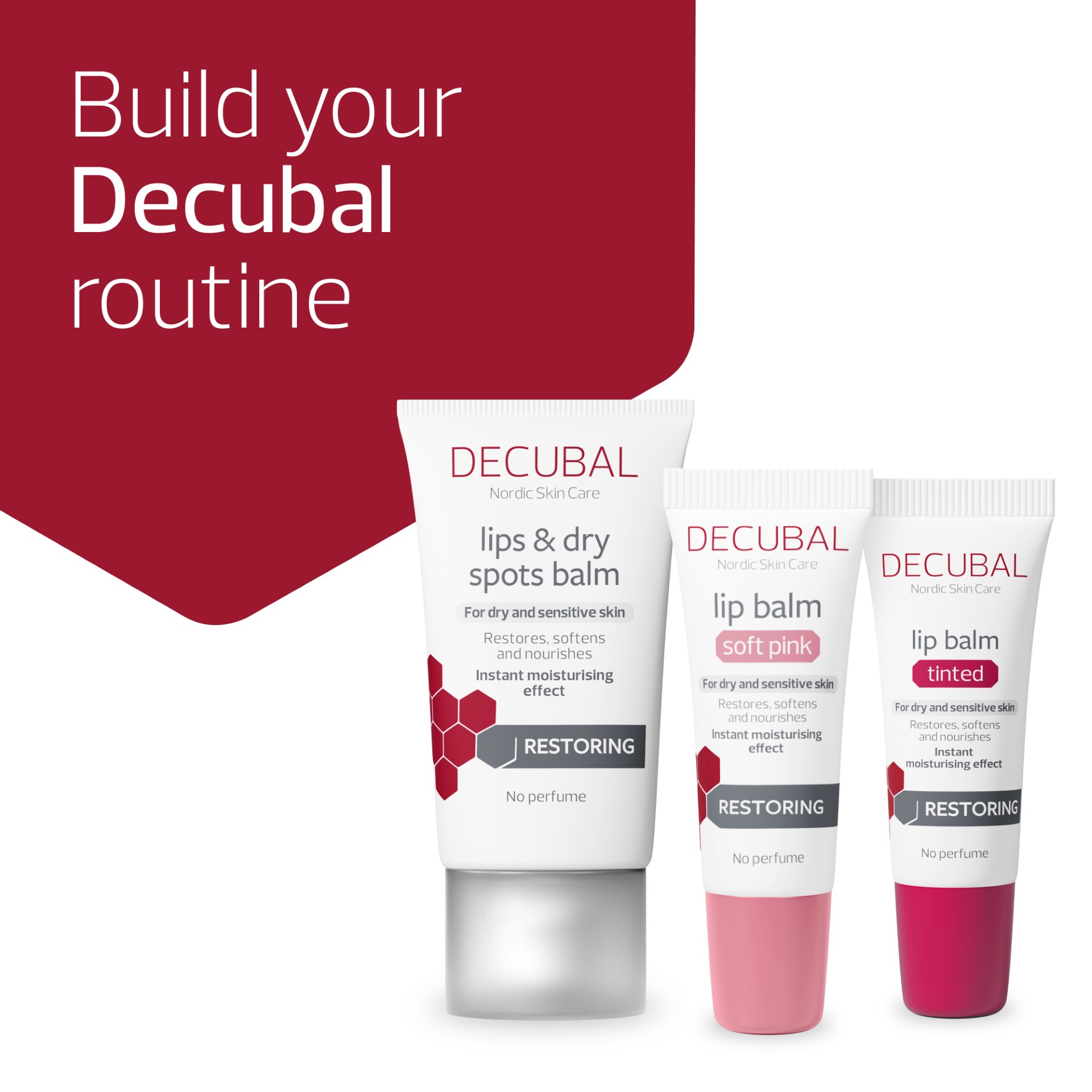 Decubal Restoring Lip Balm soft pink