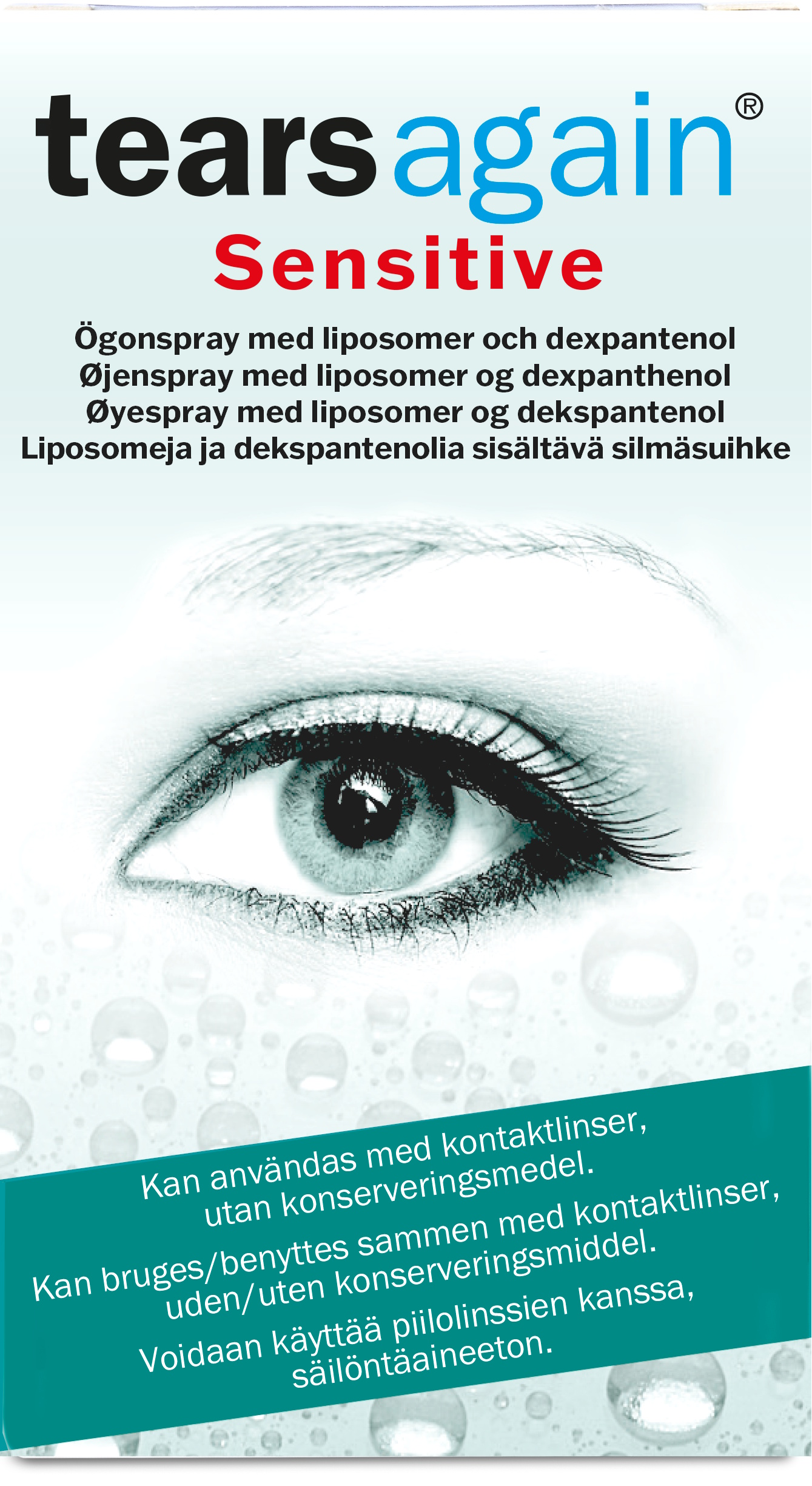 Tearsagain Sensitiv Øjenspray