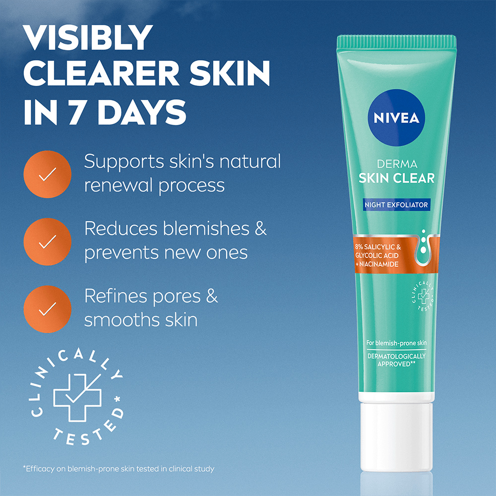 NIVEA Derma Activate Kemisk Peeling Nat