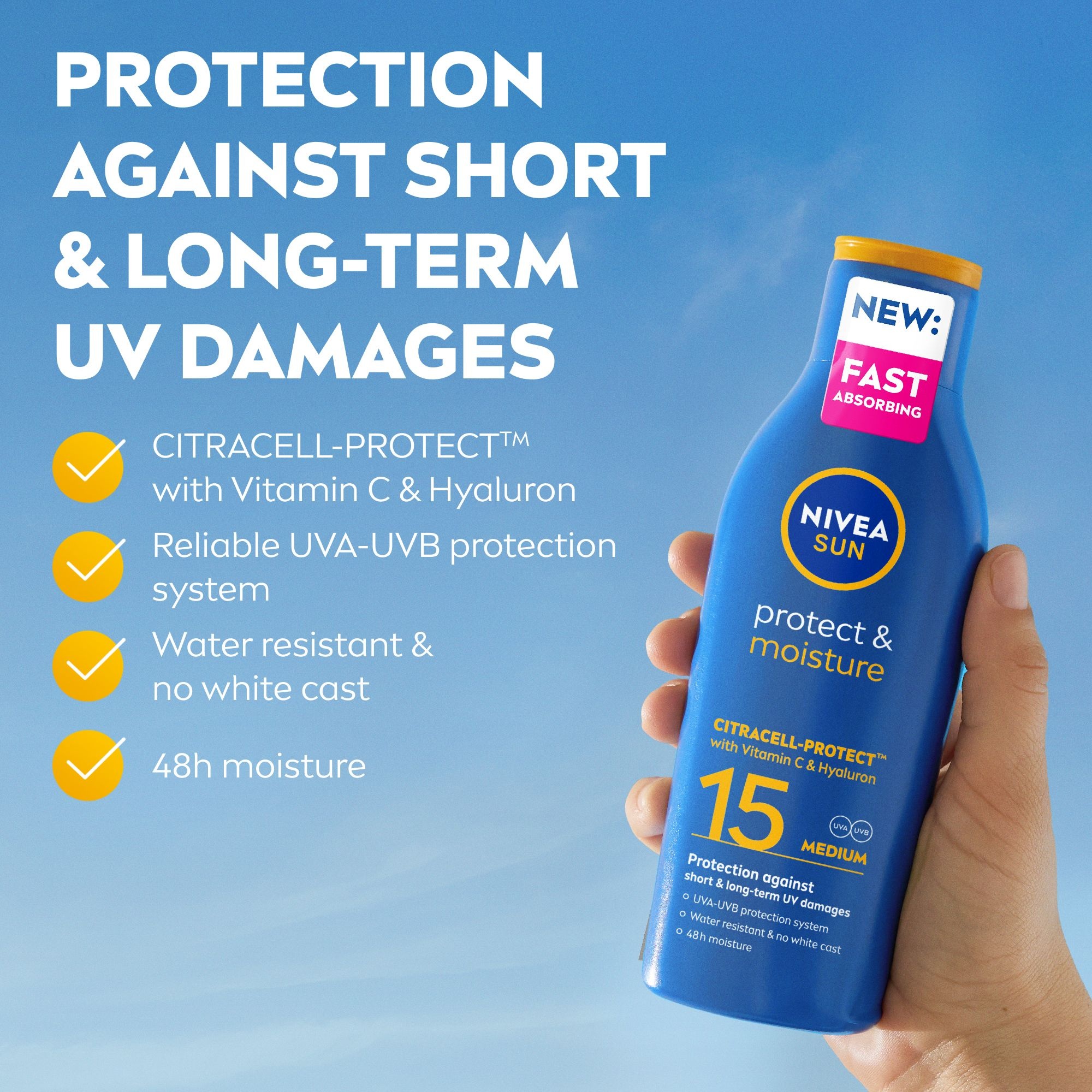 NIVEA Protect & Moisture Lotion SPF 15