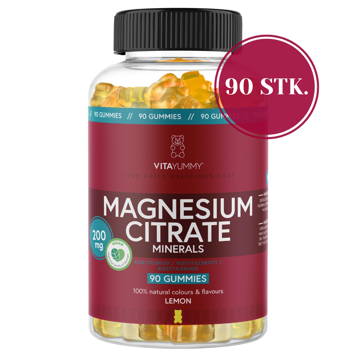 VitaYummy Magnesium, Lemon