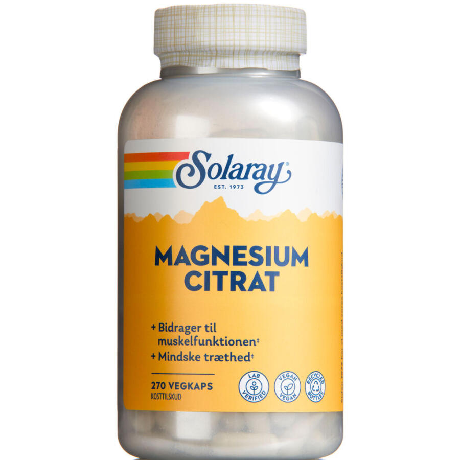 Solaray Magnesium Citrat Kapsler