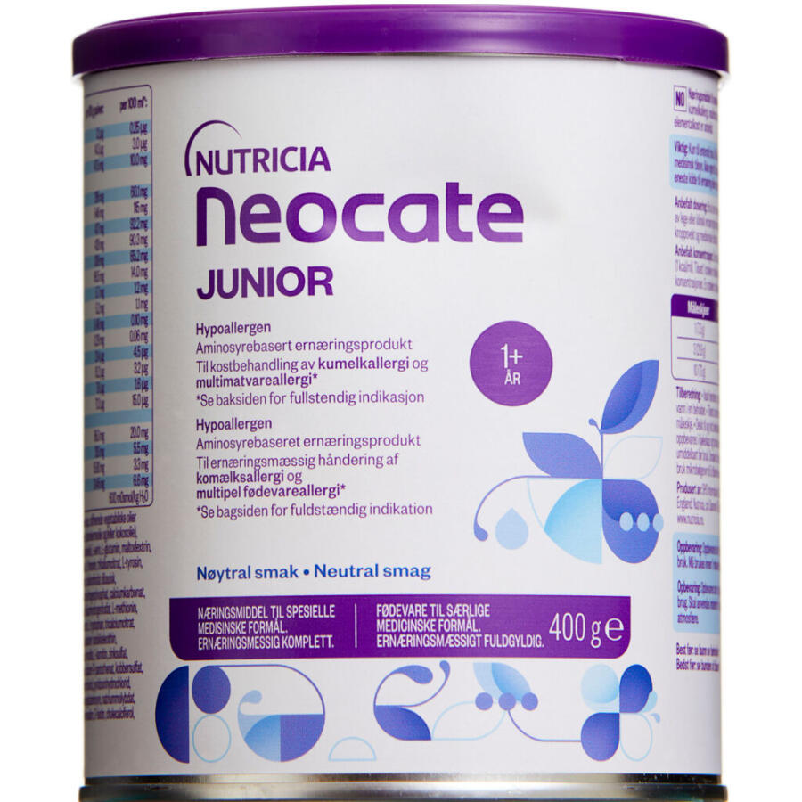 Nutricia Neocate Junior Neutralsmag 400 g
