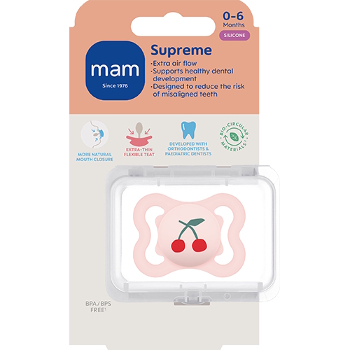 MAM Supreme 0-6m Silk 1p Box H Pink