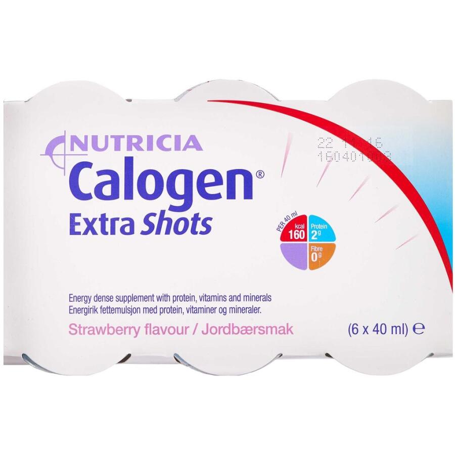 Nutricia Calogen Extra Shot Jordbær 6 x 40 ml