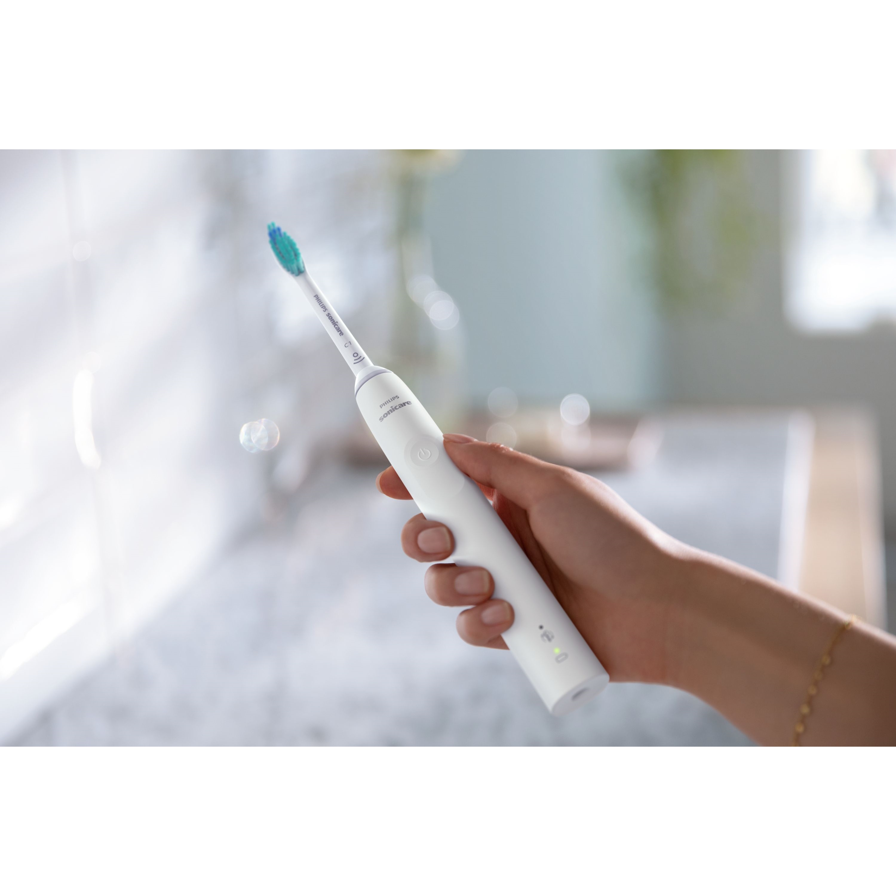 Philips Sonicare 3100 Series Genopladelig Sonisk Tandbørste Hvid