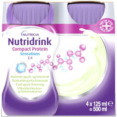 Nutridrink Compact Protein Sensations Cool Agurk-Lime