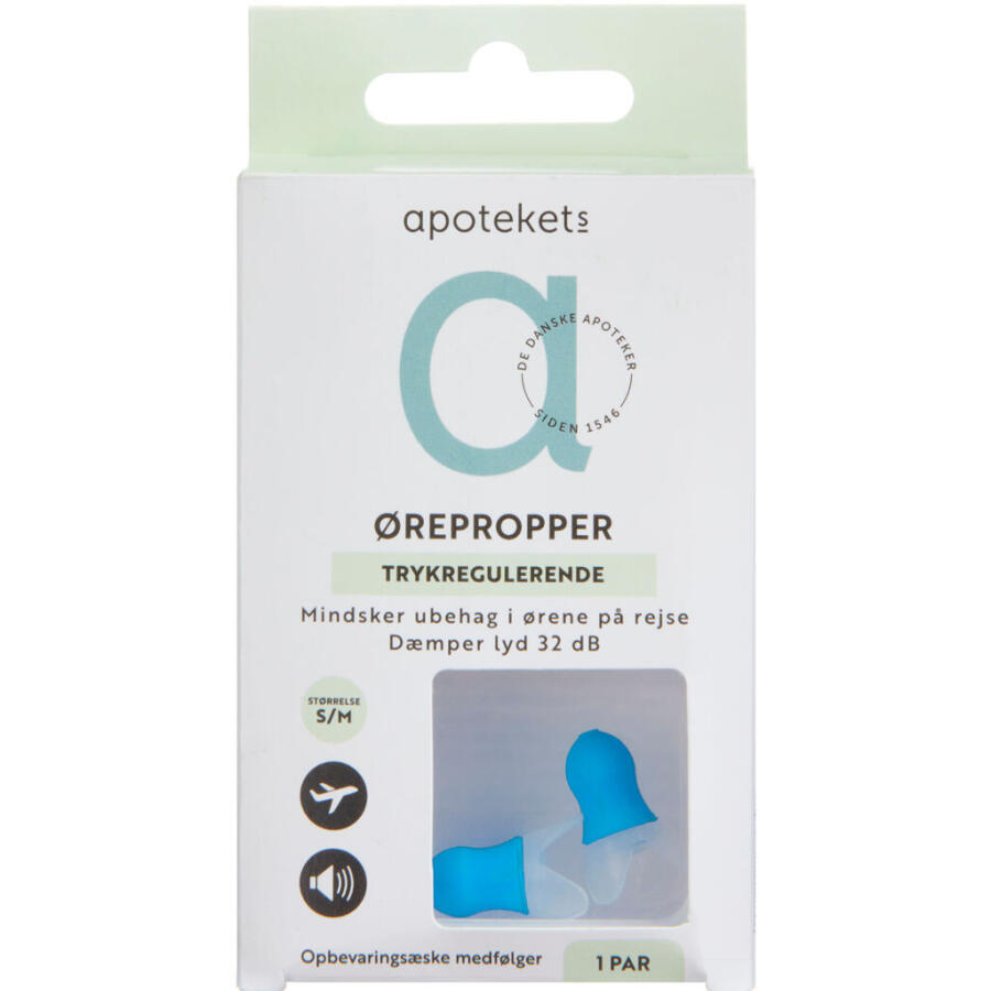 Apotekets Øreprop Lille rejse str. small/medium