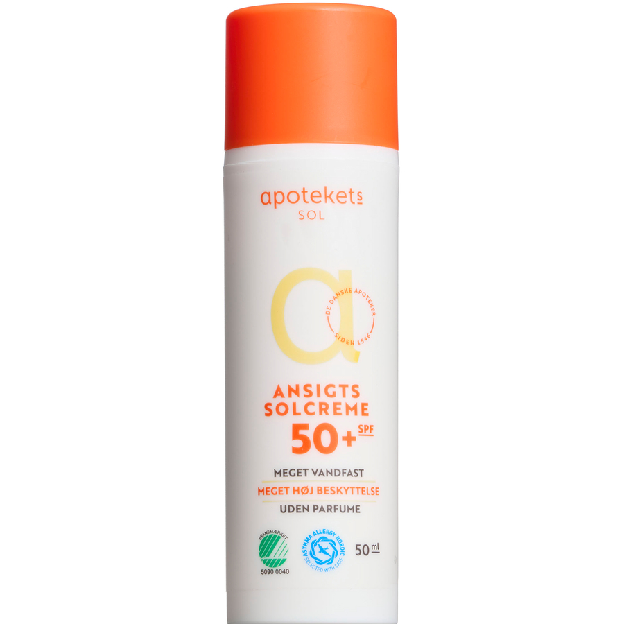 Apotekets Ansigtssolcreme SPF50+