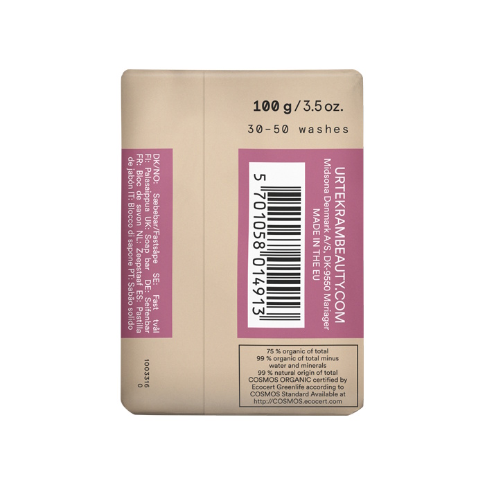 Urtekram Beauty Rose Soap bar
