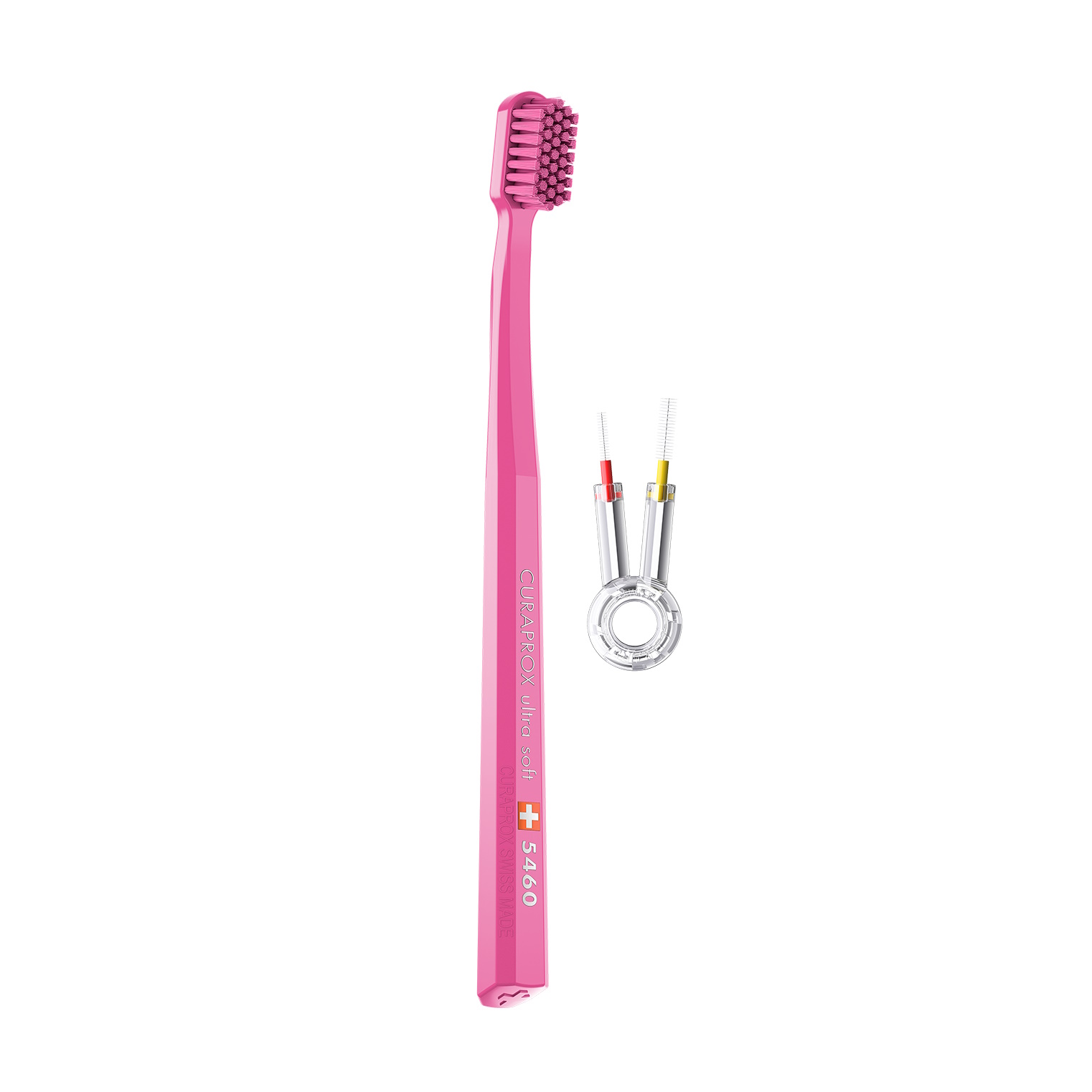 Curaprox 5460 Ultrasoft Tandbørste + 2 stk. Mellemrumsbørste