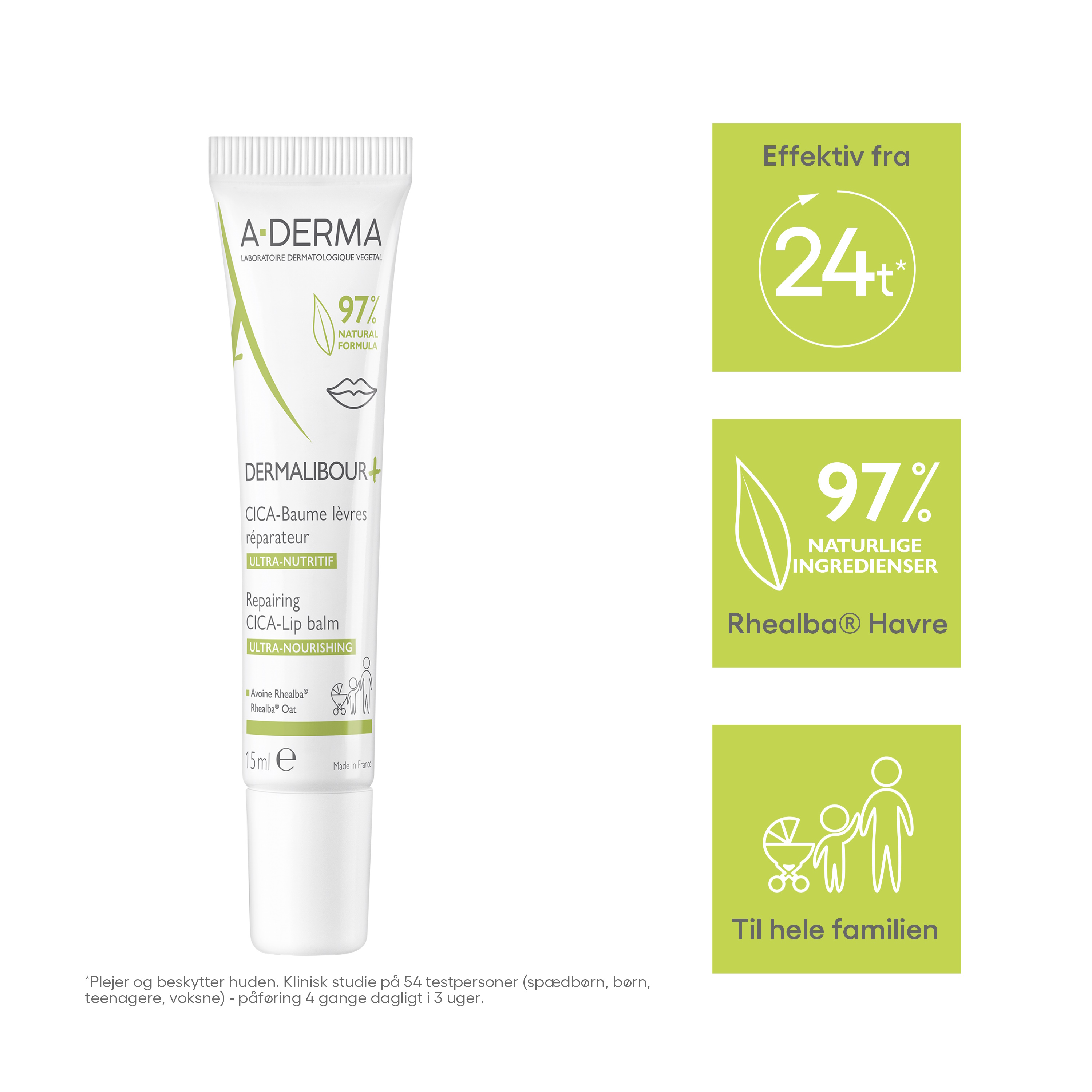 A-Derma Dermalibour+ Cica Lip Balm