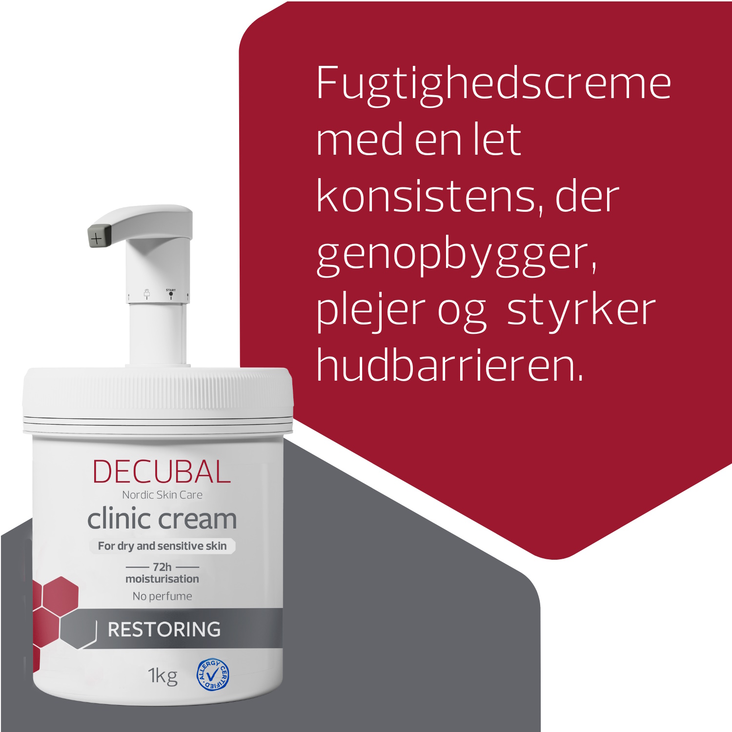 Decubal Original Clinic Creme Med Pumpe