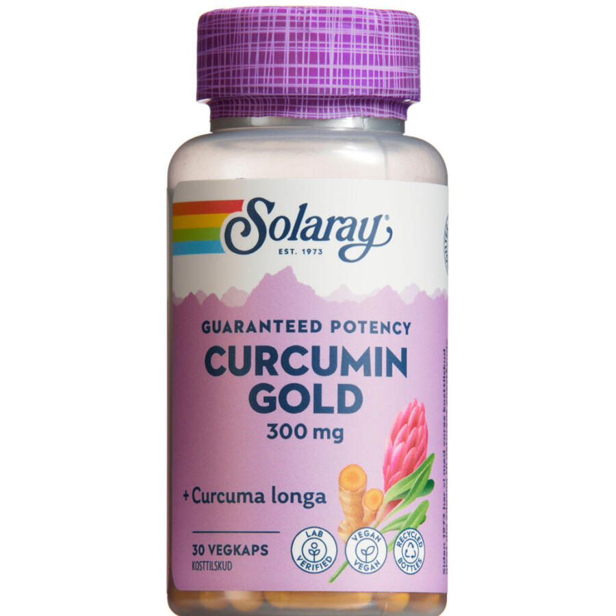 Solaray Curcumin Gold Kapsler