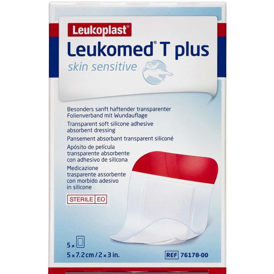 Leukoplast Leukomed T Plus Skin Sensitive 5x7,2 cm
