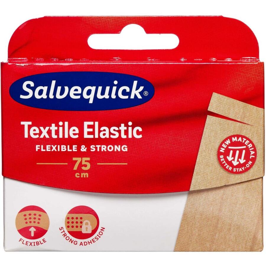 Salvequick Textil 75 cm x 60 mm