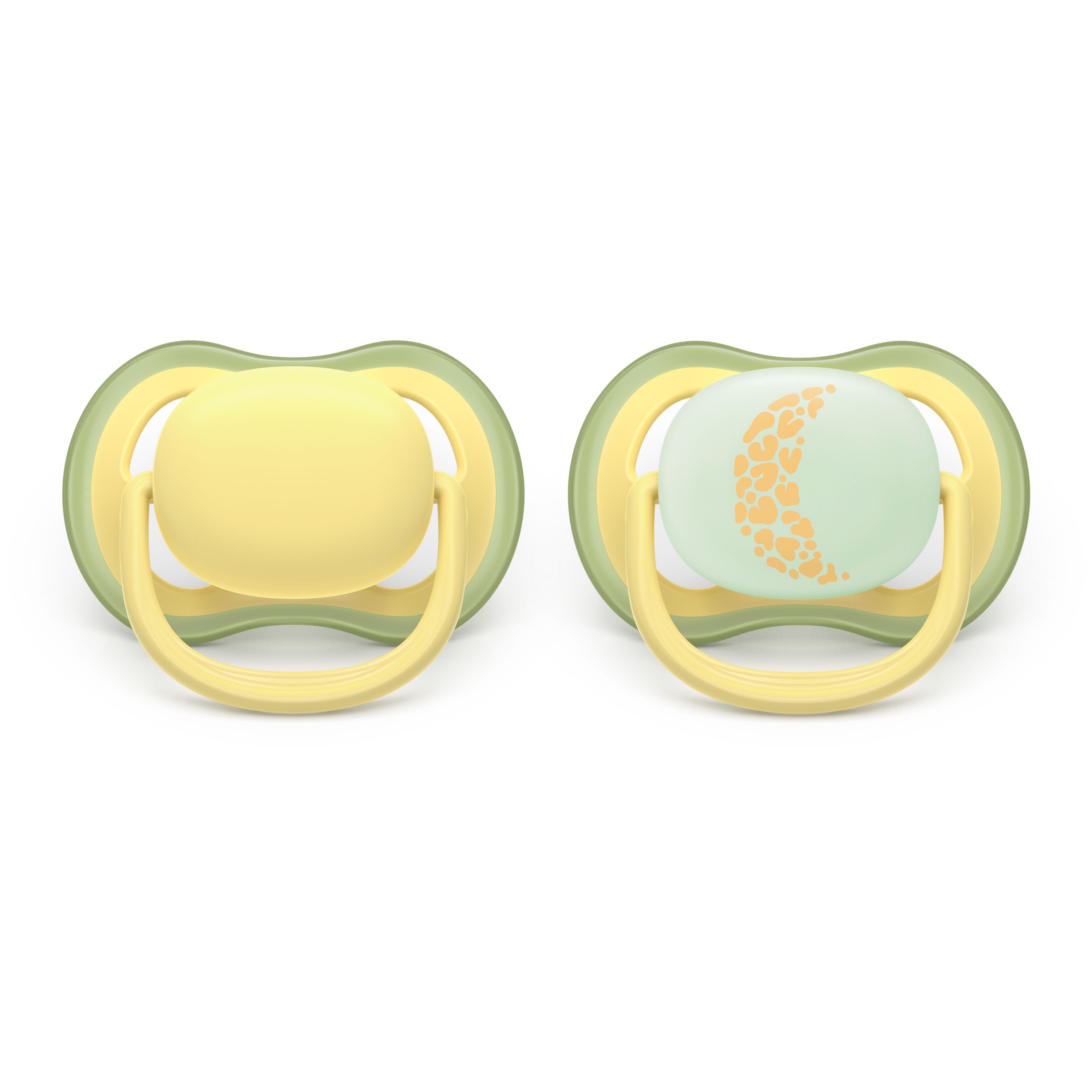 Philips Avent Pacifier ultra air dag og nat, 18+m, gul