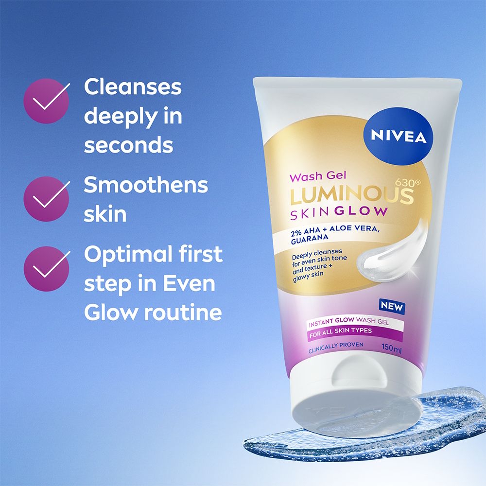 NIVEA Luminous630 Skin Glow Wash Gel