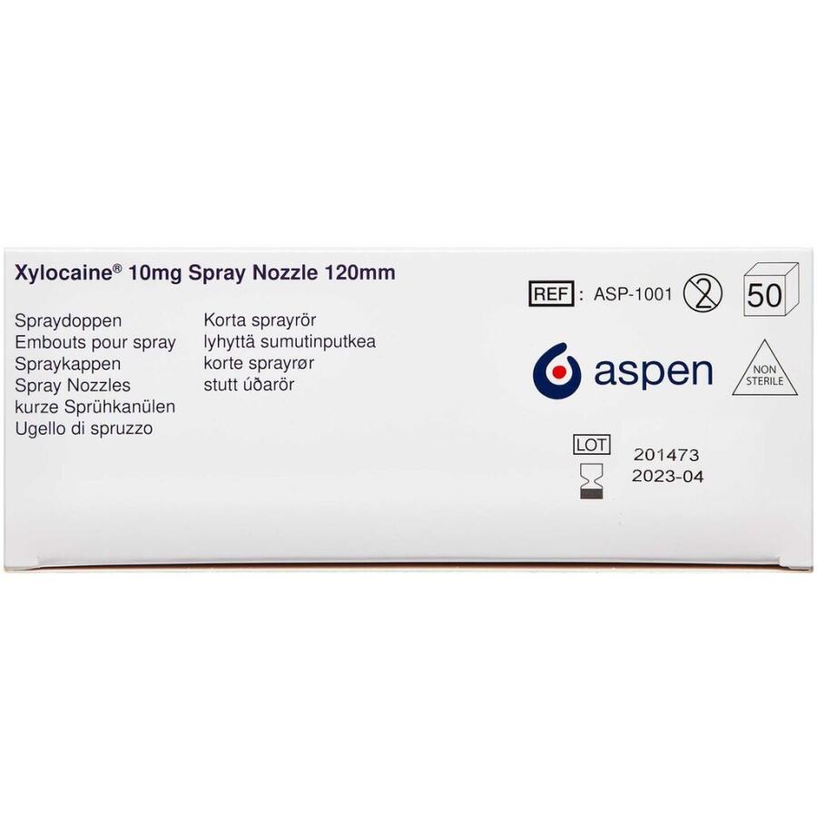 Xylocain 10 mg Sprayrør 120 mm