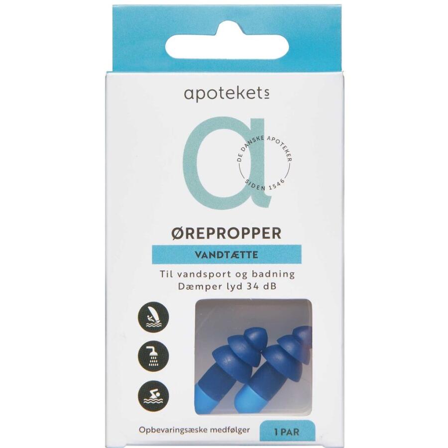 Apotekets ørepropper, vandtæt