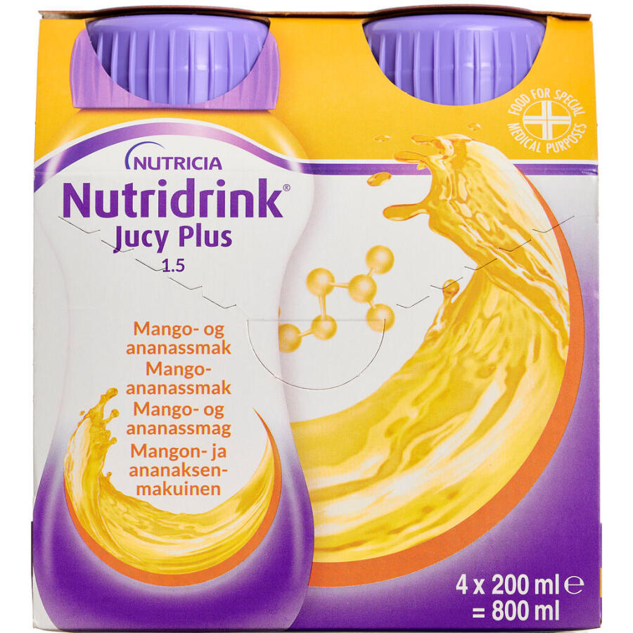 Nutridrink Jucy Plus Mango-ananassmag