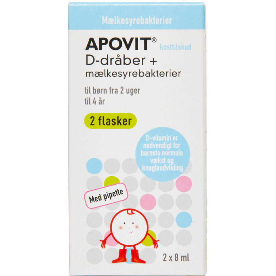 Apovit D-dråber + mælkesyrebakterier