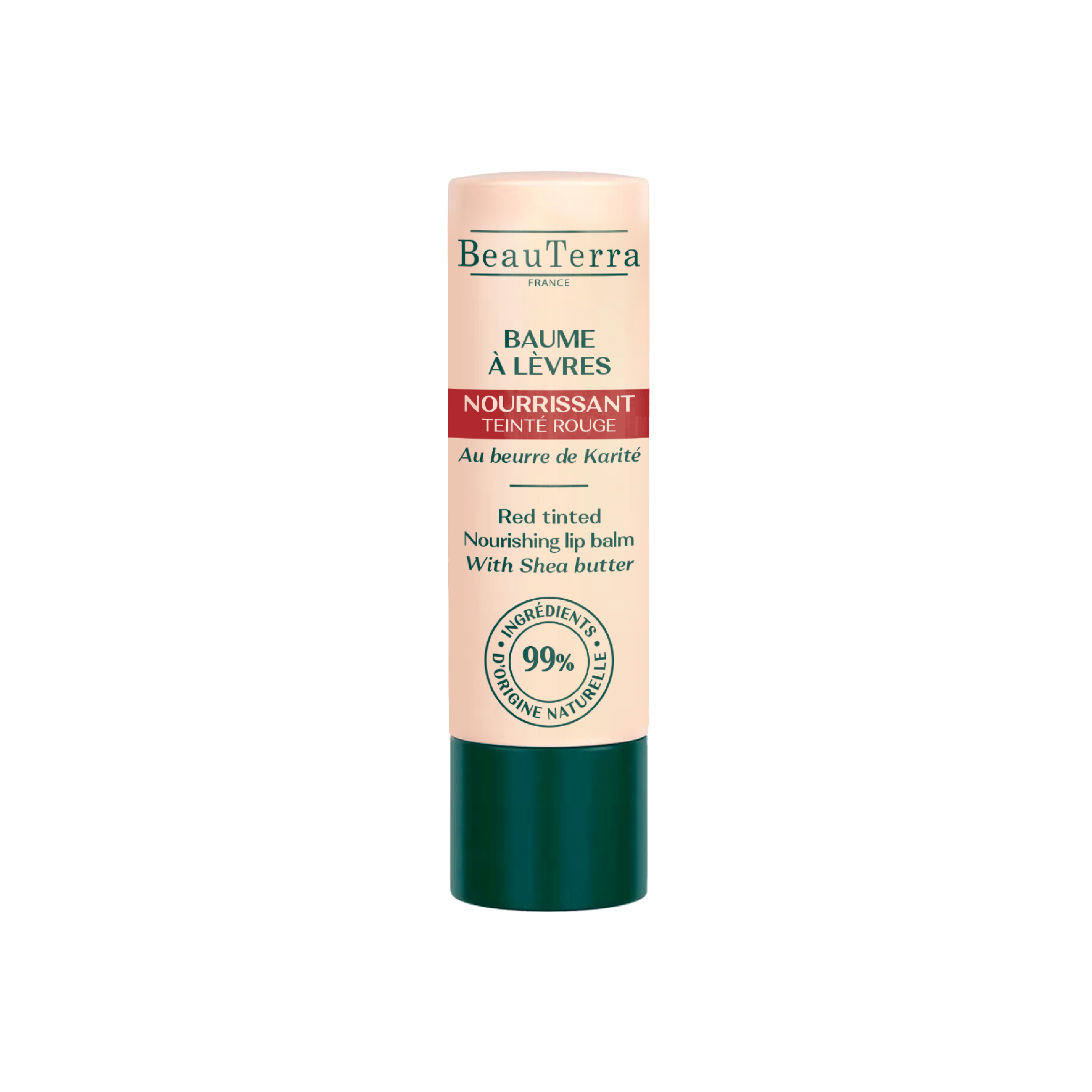 Beau Terra Nourishing Red Tinted Lip Balm