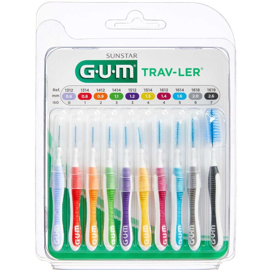 GUM Travler mellemrumsbørste ass.