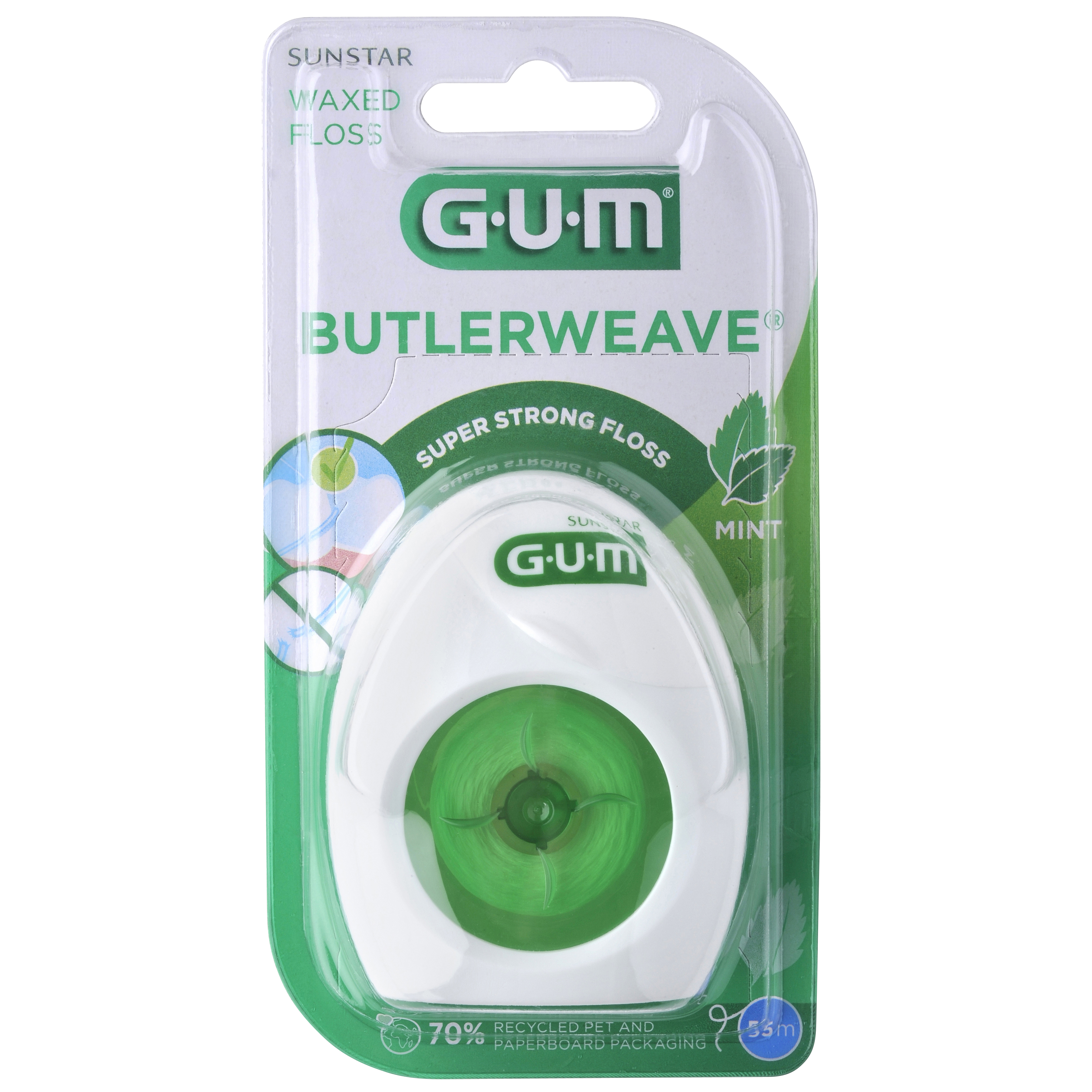 GUM Butlerweave Tandtråd Mint