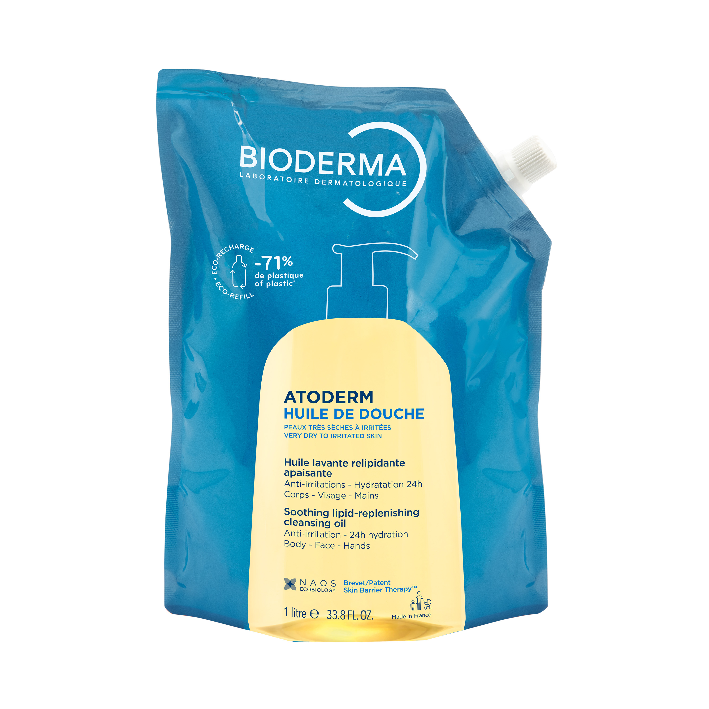 Bioderma Atoderm Huile De Douche Eco Refill