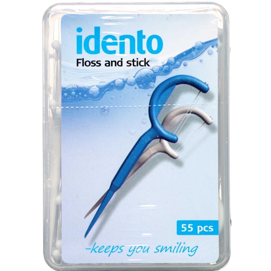 Idento-Floss Tandstik med Tandtråd