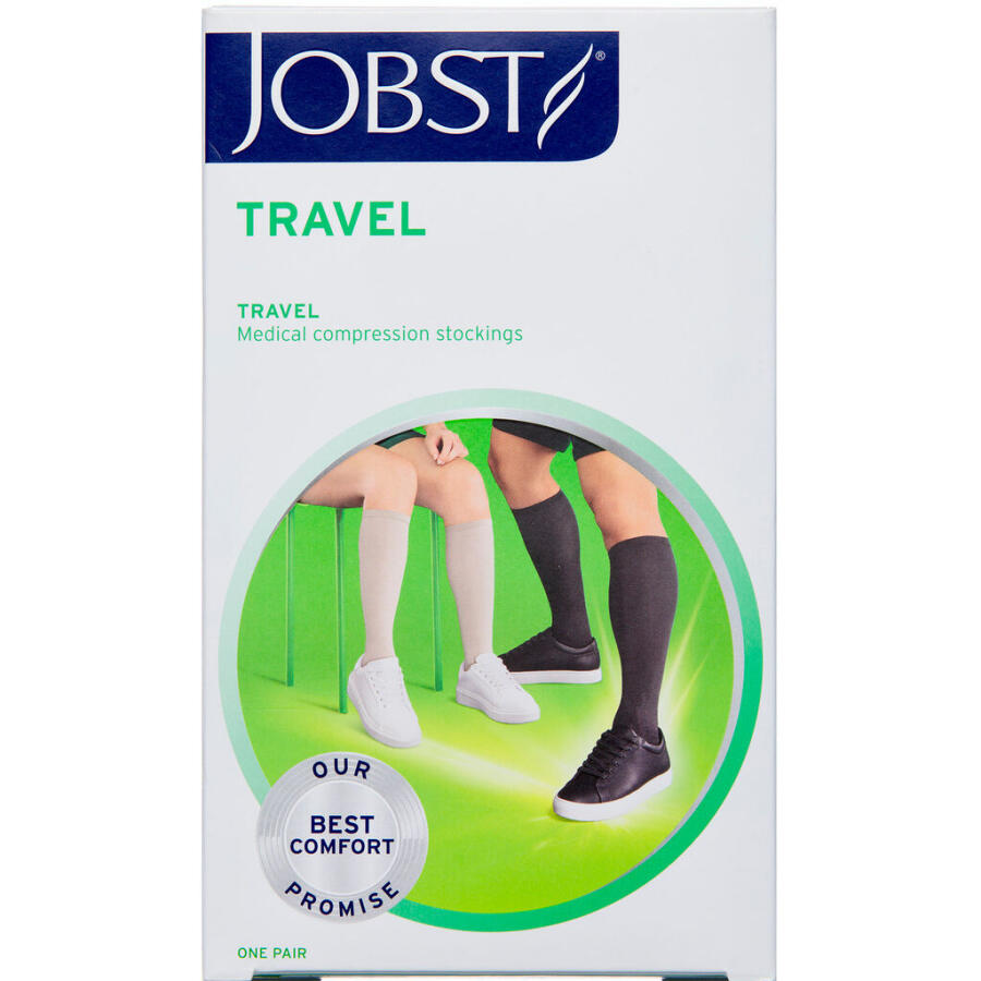 Jobst Travel Kompressionsstrømpe Black str. S
