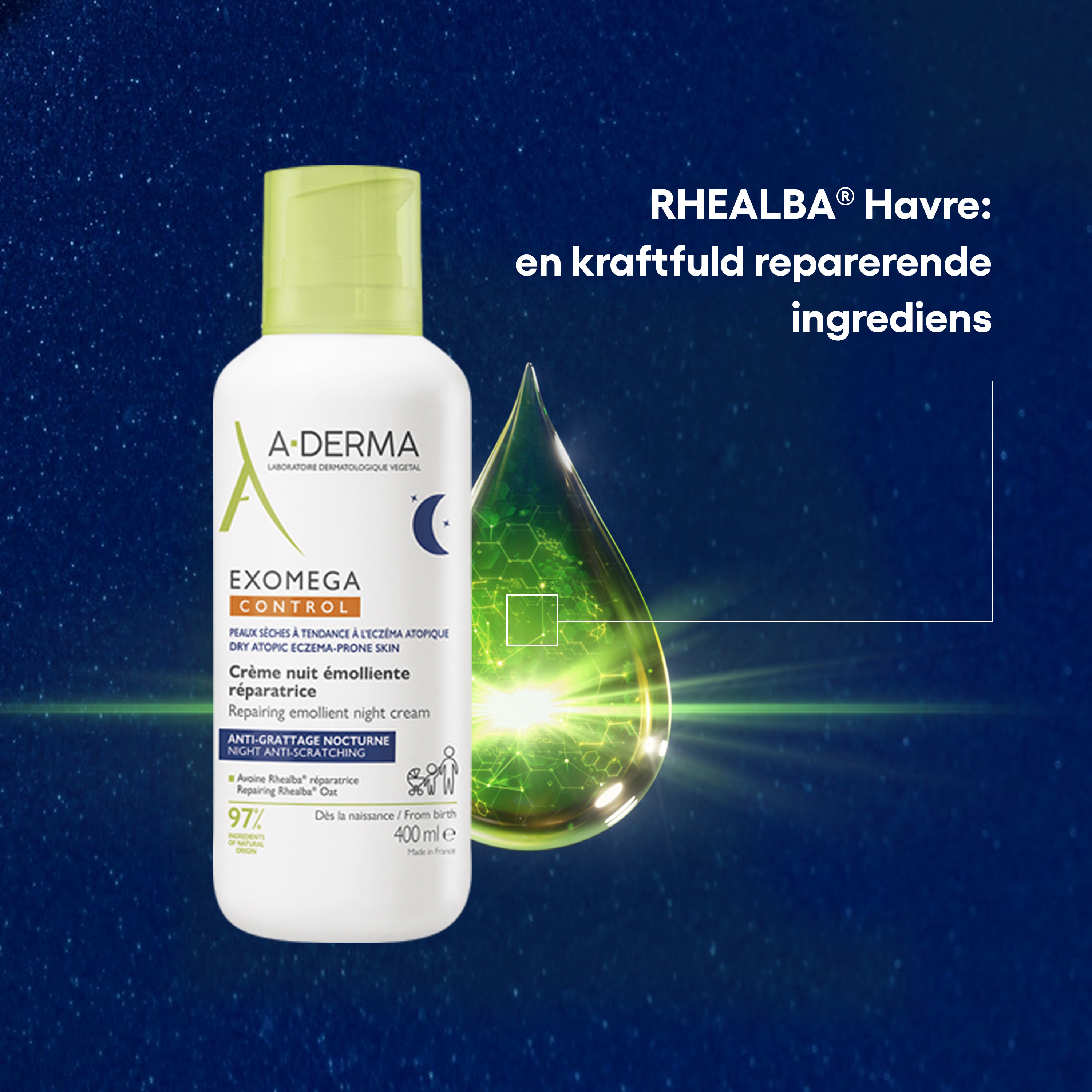 A-Derma Exomega Control Emollient Night Cream
