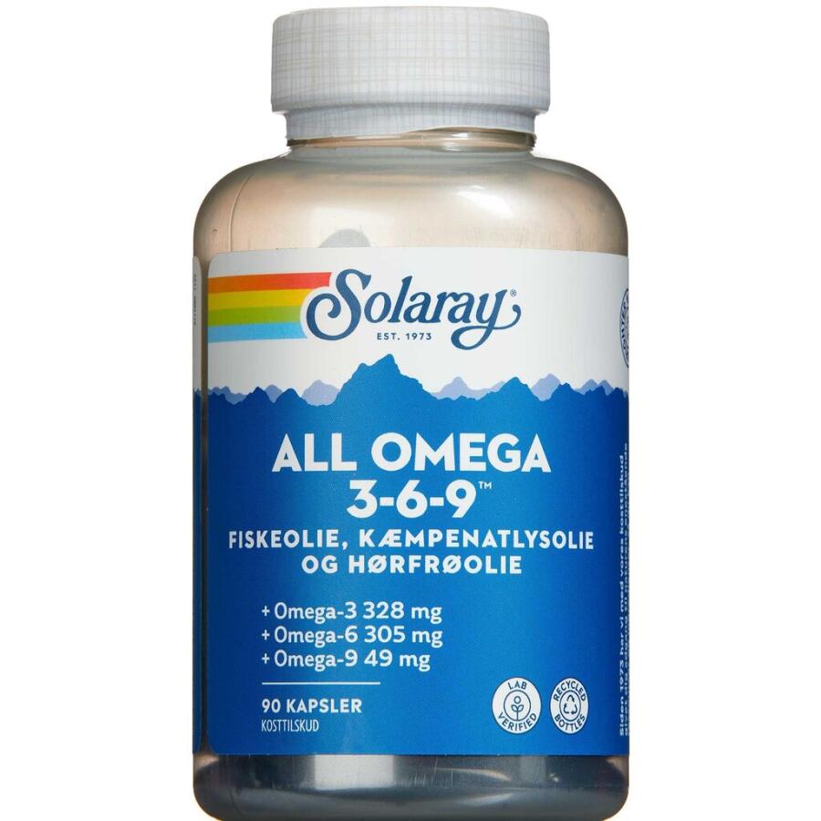 Solaray All Omega 3-6-9 Kapsler