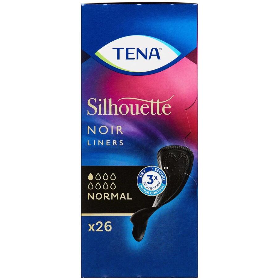 Tena Silhouette Noir Liners Normal
