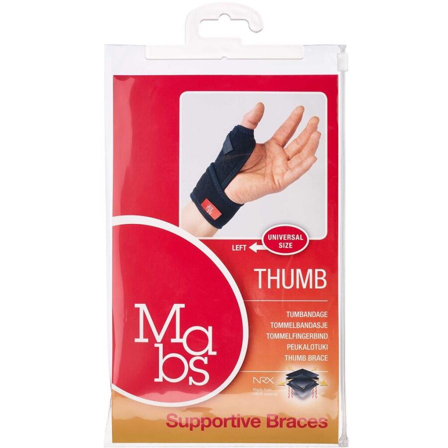 Mabs Neopren Tommelbandage Venstre One Size