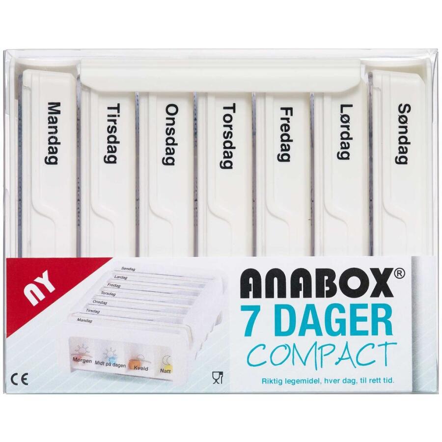 Anabox Compact 7 dage hvid