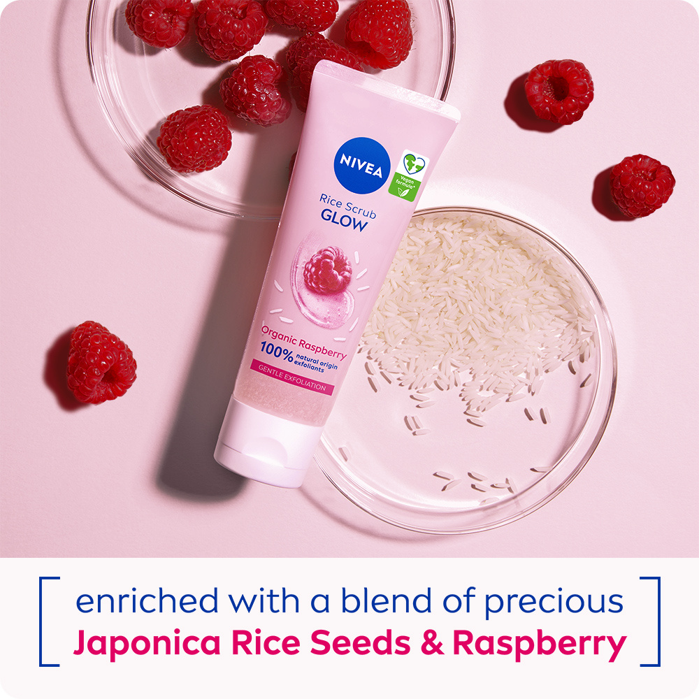 NIVEA Rice Scrub Bio Raspberry