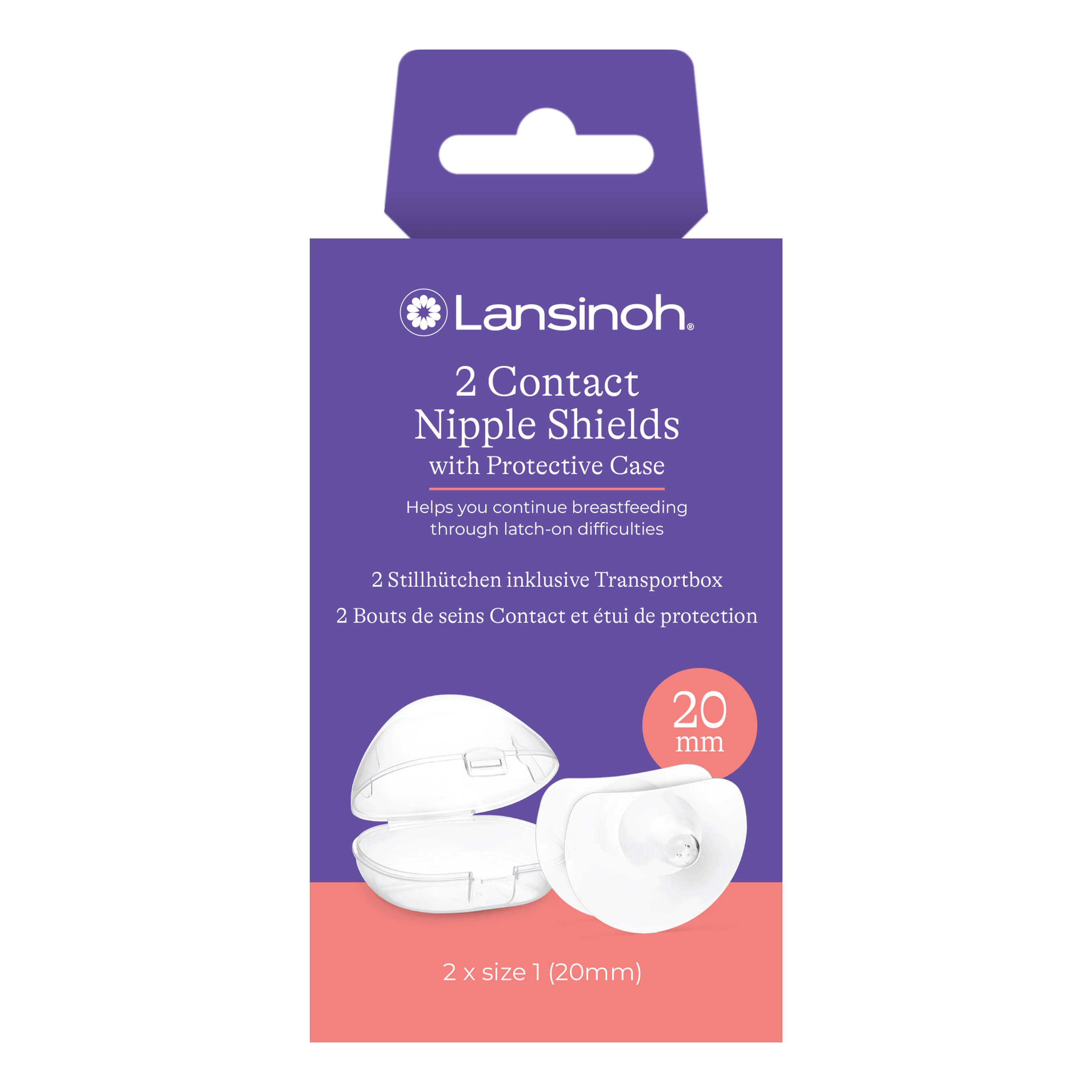 Lansinoh Contact Nipple shields 20 mm