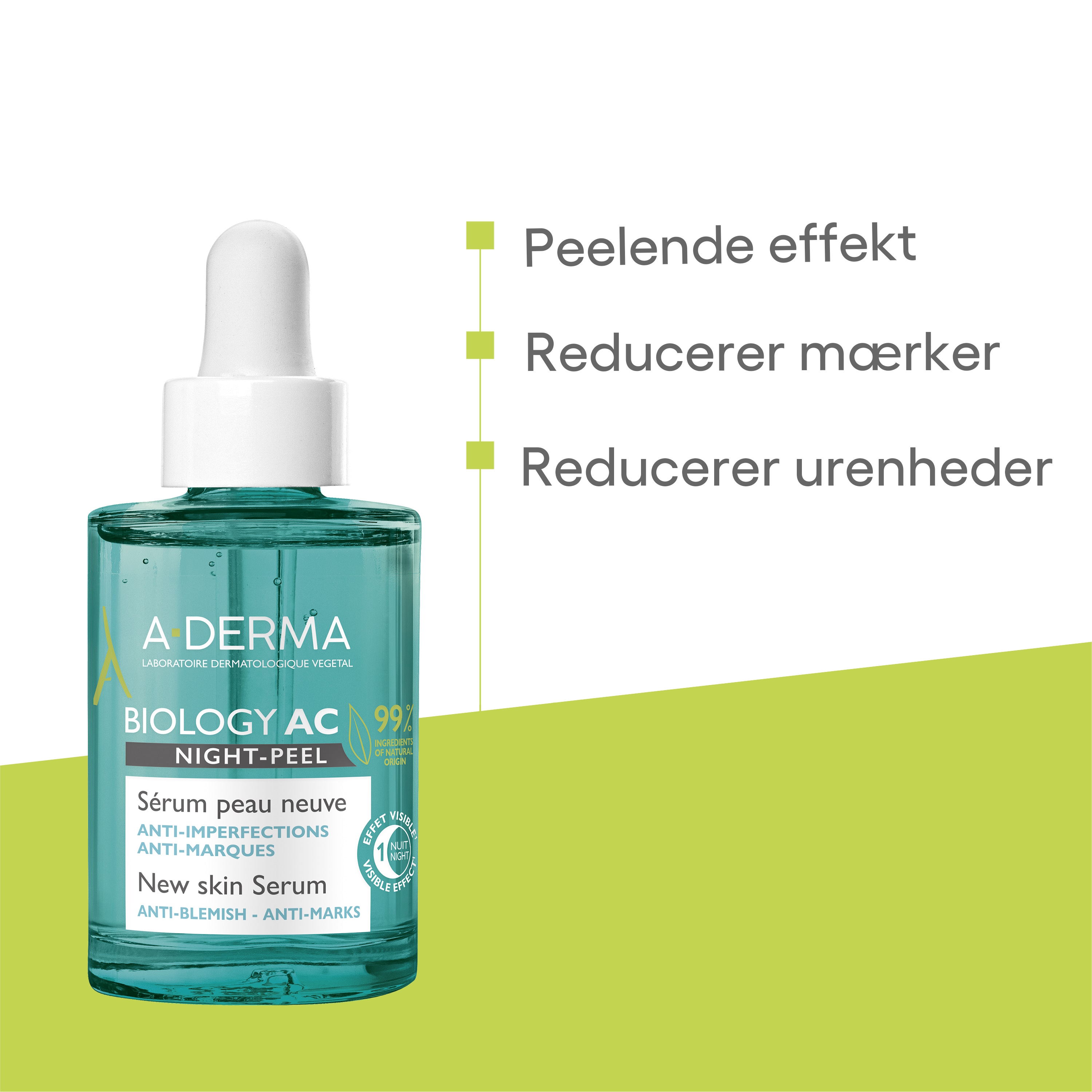 A-Derma Biology AC Night Peel Serum