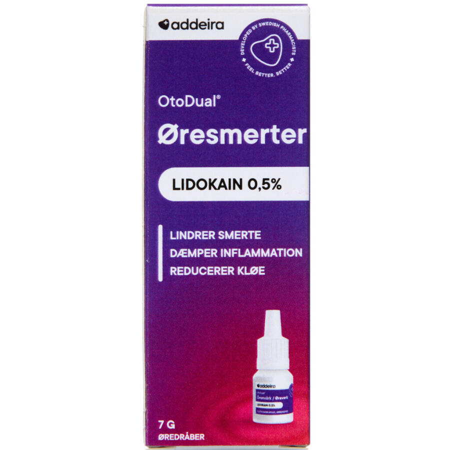 Otodual Øresmerter dråber