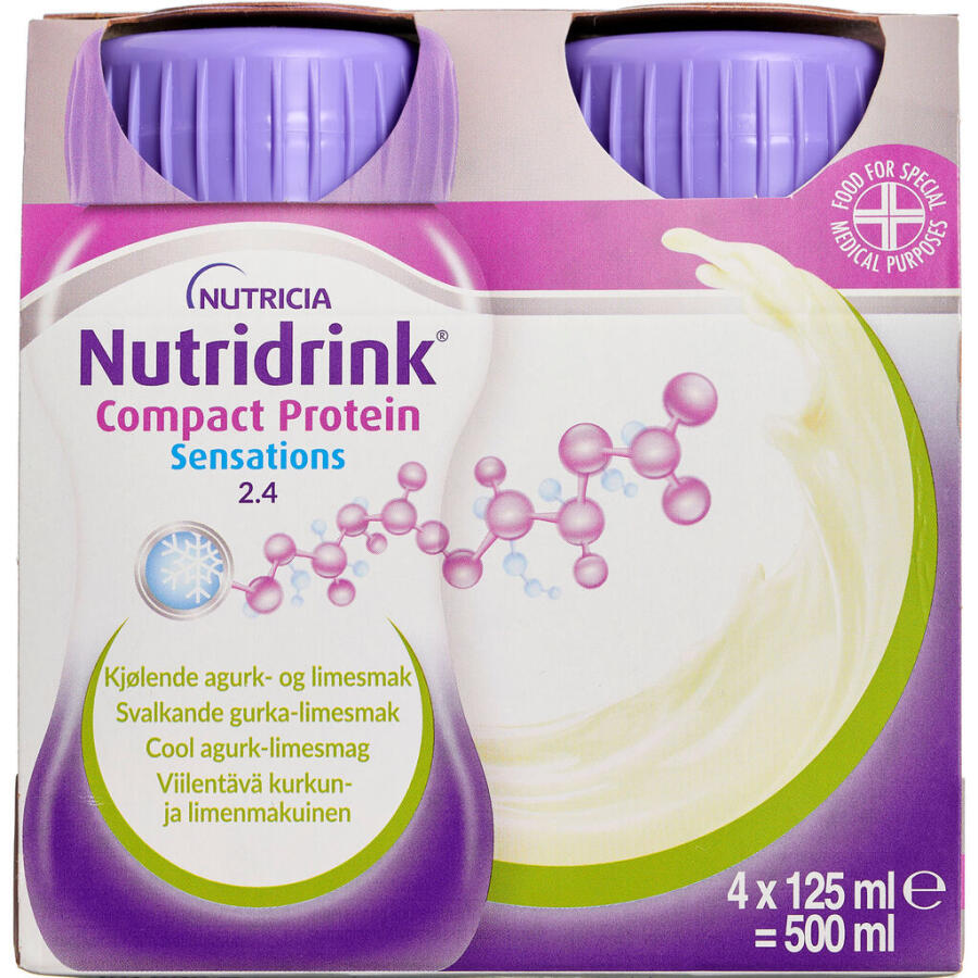 Nutridrink Compact Protein Sensations Cool Agurk-Lime