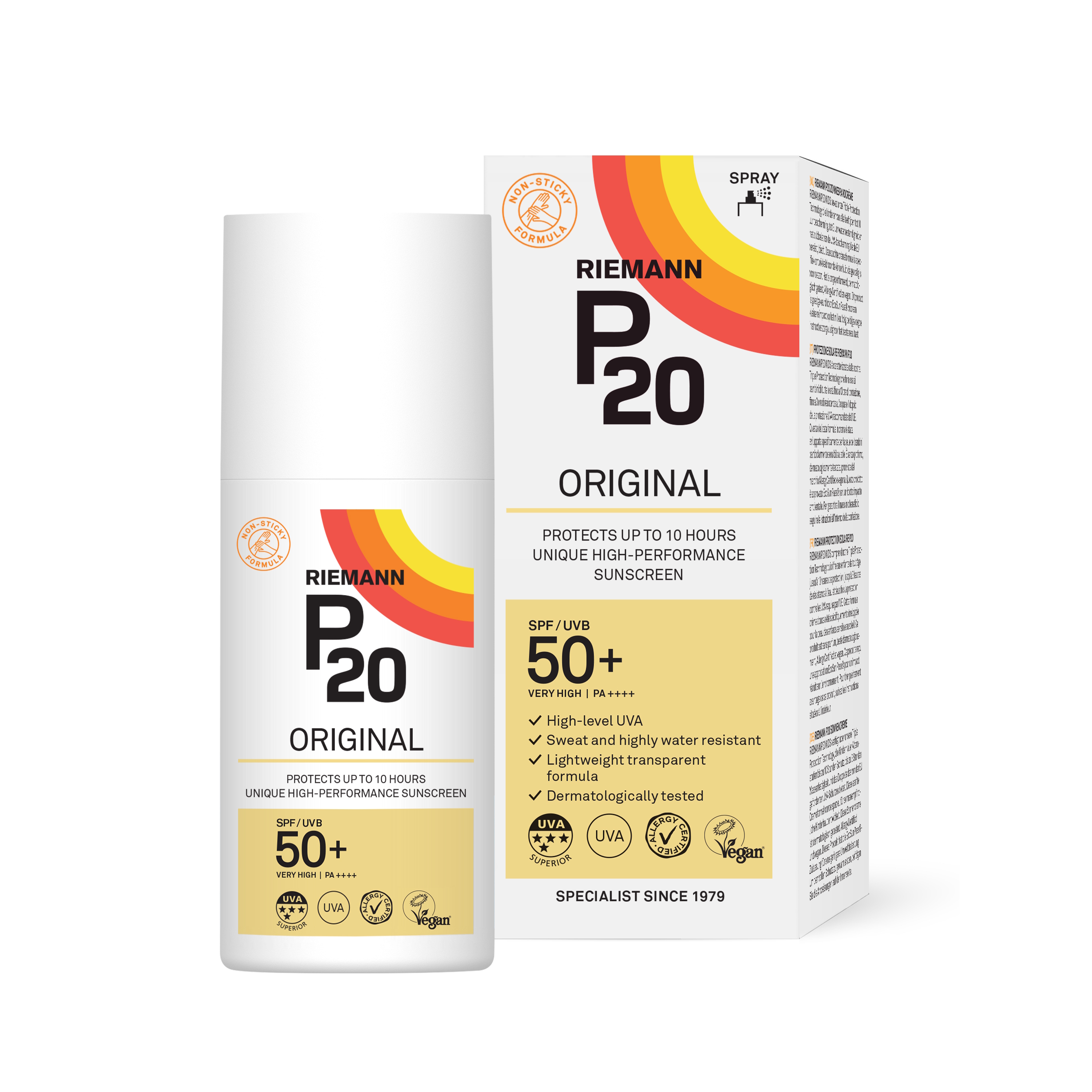 P20 Original Spray SPF 50+